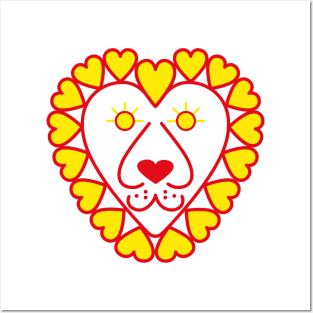 Love Lion 2 Posters and Art